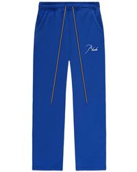 Rhude - Logo-Embroidered Drawstring Track Pants - Lyst
