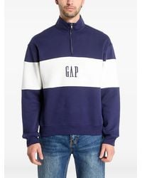 Gap - Logo-Embroidered Colour-Block Sweater - Lyst