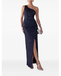 BWLDR - Sequin-Embellished One-Shoulder Maxi Dress - Lyst