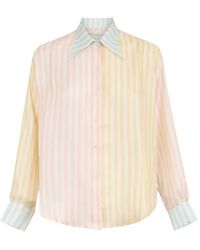 La Prestic Ouiston - Brooks Striped Shirt - Lyst