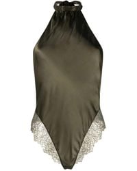 Maison Close - Body con ribete de encaje - Lyst