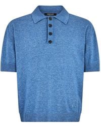 Roberto Cavalli - Logo-Embroidered Polo Shirt - Lyst