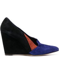 Tila March Zapatos de tacón con diseño colour block - Azul