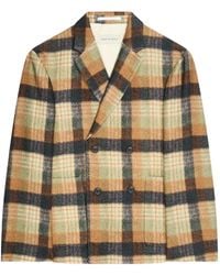 Dries Van Noten - Doppelreihiges Sakko Mit Karo - Lyst