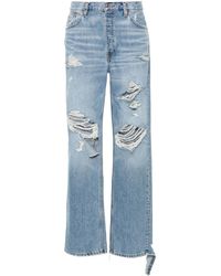 RE/DONE - Loose Long Jeans - Lyst