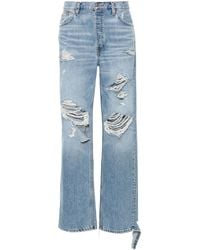 RE/DONE - Loose Long Jeans - Lyst
