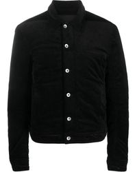 Rick Owens - Button-Down Corduroy Worker Jacket - Lyst