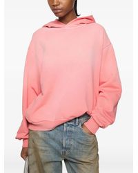 Acne Studios - Logo-Print Hoodie - Lyst