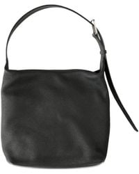 The Row - Isa Buckle-Fastening Leather Shoulder Bag - Lyst