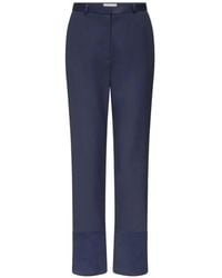 Loulou de Saison - Mahoney Lds Straight-Leg Trousers - Lyst
