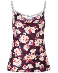 Rabanne - Floral Patterned Top - Lyst