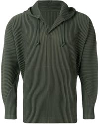 homme plisse hoodie