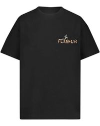 flâneur - Passage Of Time-Print T-Shirt - Lyst