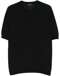 Ballantyne - Knitted Cotton T-Shirt - Lyst