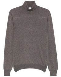 Gran Sasso - Roll-Neck Wool Sweater - Lyst