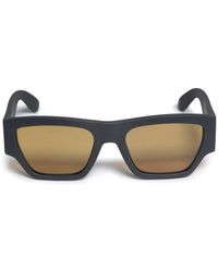 Alexander McQueen - Angled Rectangle-frame Sunglasses - Lyst