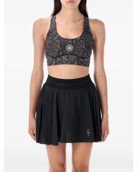 adidas By Stella McCartney - Snake-Print Racer-Back Top - Lyst