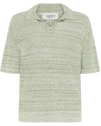 Laneus - T-Shirt En Maille À Coupe Boxy - Lyst