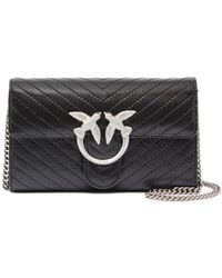 Pinko - キルティング シェブロン ショルダーバッグ - Lyst
