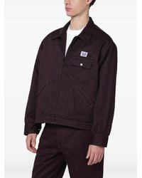 Needles - Logo-Appliqué Zip-Up Shirt Jacket - Lyst