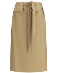 Fabiana Filippi - Cotton Midi Skirt - Lyst