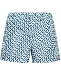 CASABLANCA - Cubist Cc Monogram Swim Shorts - Lyst