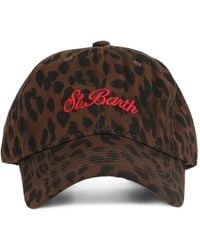 MC2 Saint Barth - Leopard-Print Embroidered Baseball Cap - Lyst