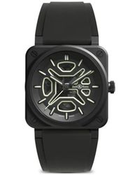Bell & Ross - Br-03 Skeleton Lum Ceramic 41Mm Horloge - Lyst