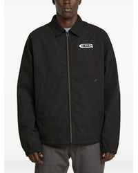 G-Star - Logo-Print Zip-Up Shirt Jacket - Lyst