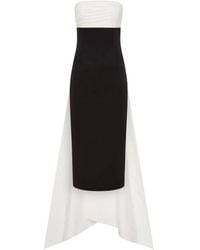 Rachel Gilbert - Vestido midi Odette palabra de honor - Lyst