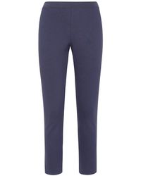 Liviana Conti - Elasticated-Waistband Slim-Fit Trousers - Lyst