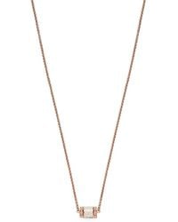 Emporio Armani - Geometric-Pendant Necklace - Lyst