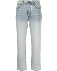 Amiri - Klassische Cropped-Jeans - Lyst