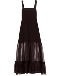 Azeeza - Bellevue Ruffled Midi Dress - Lyst
