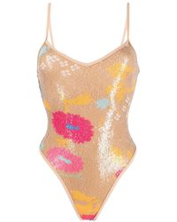 DSquared² - Sequin-embellished Swimsuit - Lyst