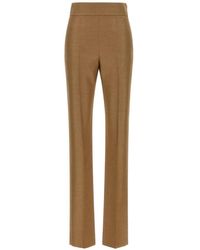 Valentino Garavani - Pantalon Évasé À Taille Haute - Lyst