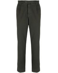 Briglia 1949 - Logo-Patch Corduroy Tapered Trousers - Lyst
