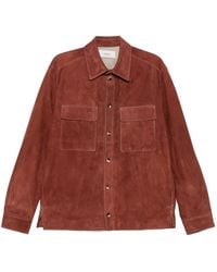 Agnona - Lederjacke Mit Tasche - Lyst