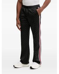 Guess - Allover Pattern Striped Trousers - Lyst