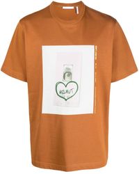 Helmut Lang - T-shirt Met Logoprint - Lyst