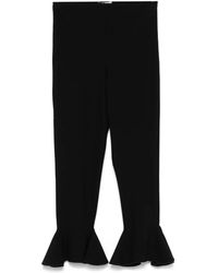 Nensi Dojaka - Cropped Flared Trousers - Lyst