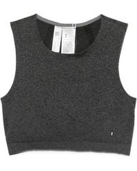 On Shoes - Studio Knit Performance Crop Top - Lyst