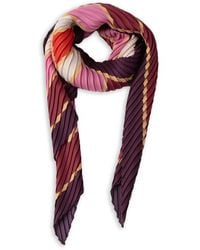 MULTITUDES BAGS - Era Geometric-Print Pleated Scarf - Lyst