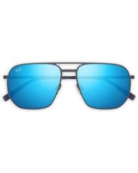 Maui Jim - Round-Frame Sunglasses - Lyst