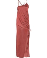 Blumarine - Crêpe Maxi-Jurk - Lyst