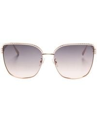 Chopard - Square-Frame Gradient-Lenses Sunglasses - Lyst