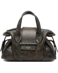 Jimmy Choo - Barfilo Cracked-Effect Tote Bag - Lyst