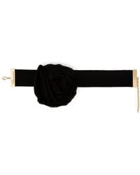 Blumarine - Floral-Appliqué Choker Necklace - Lyst