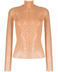 forte_forte - Damier Lace Shirt Clothing - Lyst