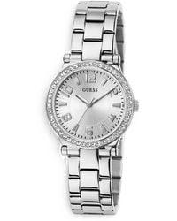 Guess - Crystal Bezel 30Mm Watch - Lyst